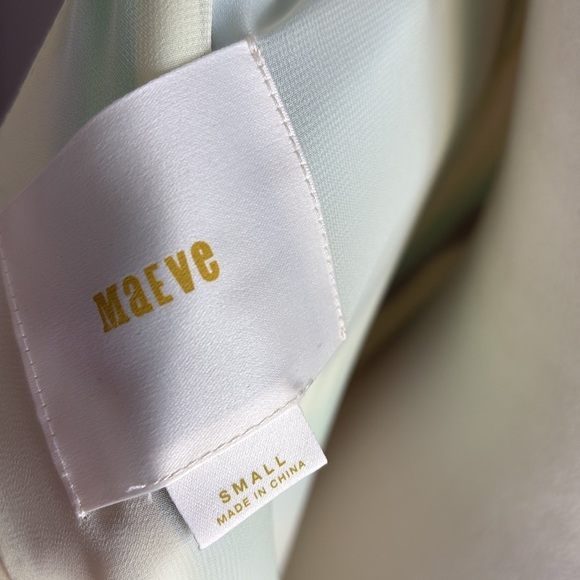 Anthropologie Maeve Color Block Geometric Maxi Dress Sleeveless Size Small - Picture 10 of 14